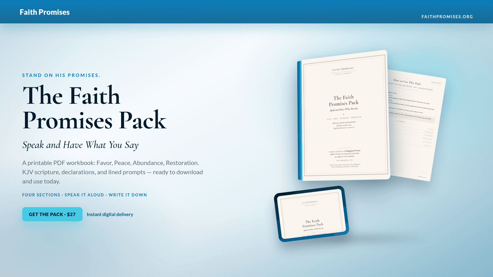 Faith Promises Pack